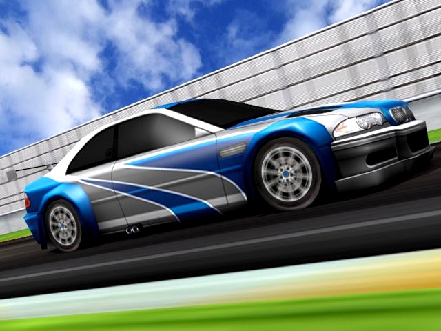 BMW M3 E46 GTR Most Wanted 3D Model