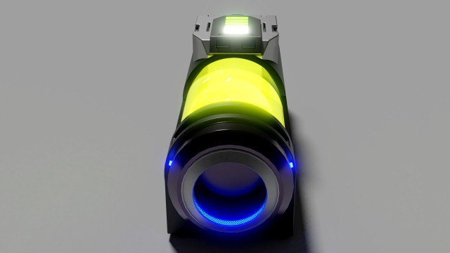 Sci-fi Glowing Battery