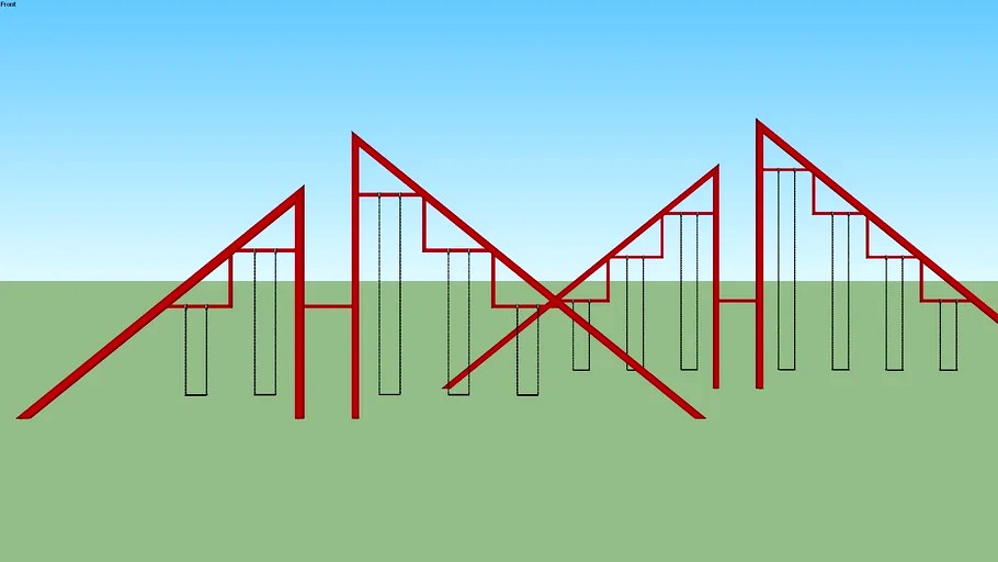 Isamu Noguchi Swingset & Swingset Concept 3d model