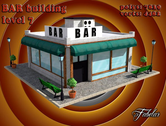 Bar level 7 3D Model