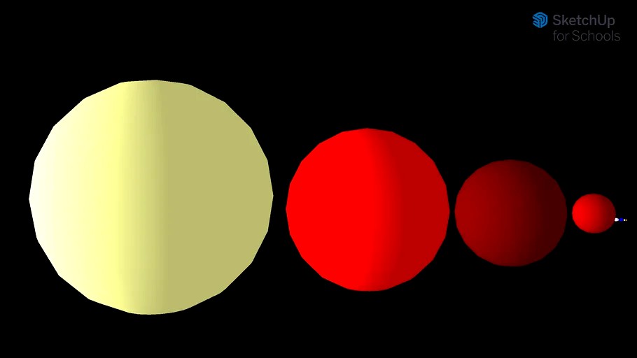 Universe size compariosn pt. 3: The largest stars