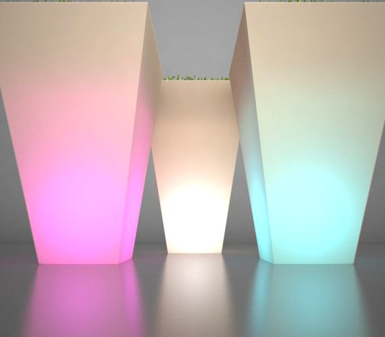 Illuminated Planter 4 3D Model