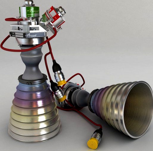 Apollo RCS truster 3D Model