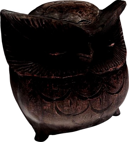 Figurine Owl wood 3D Model