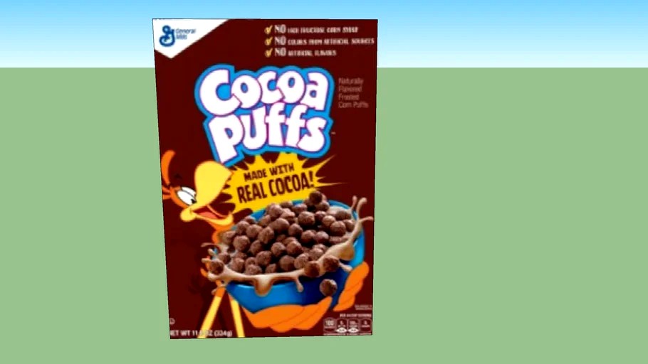 General Mills Cocoa Puffs 3d model