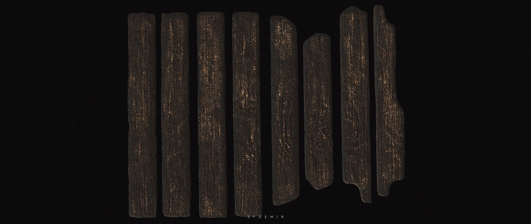 Wooden Kitbash Pack 02