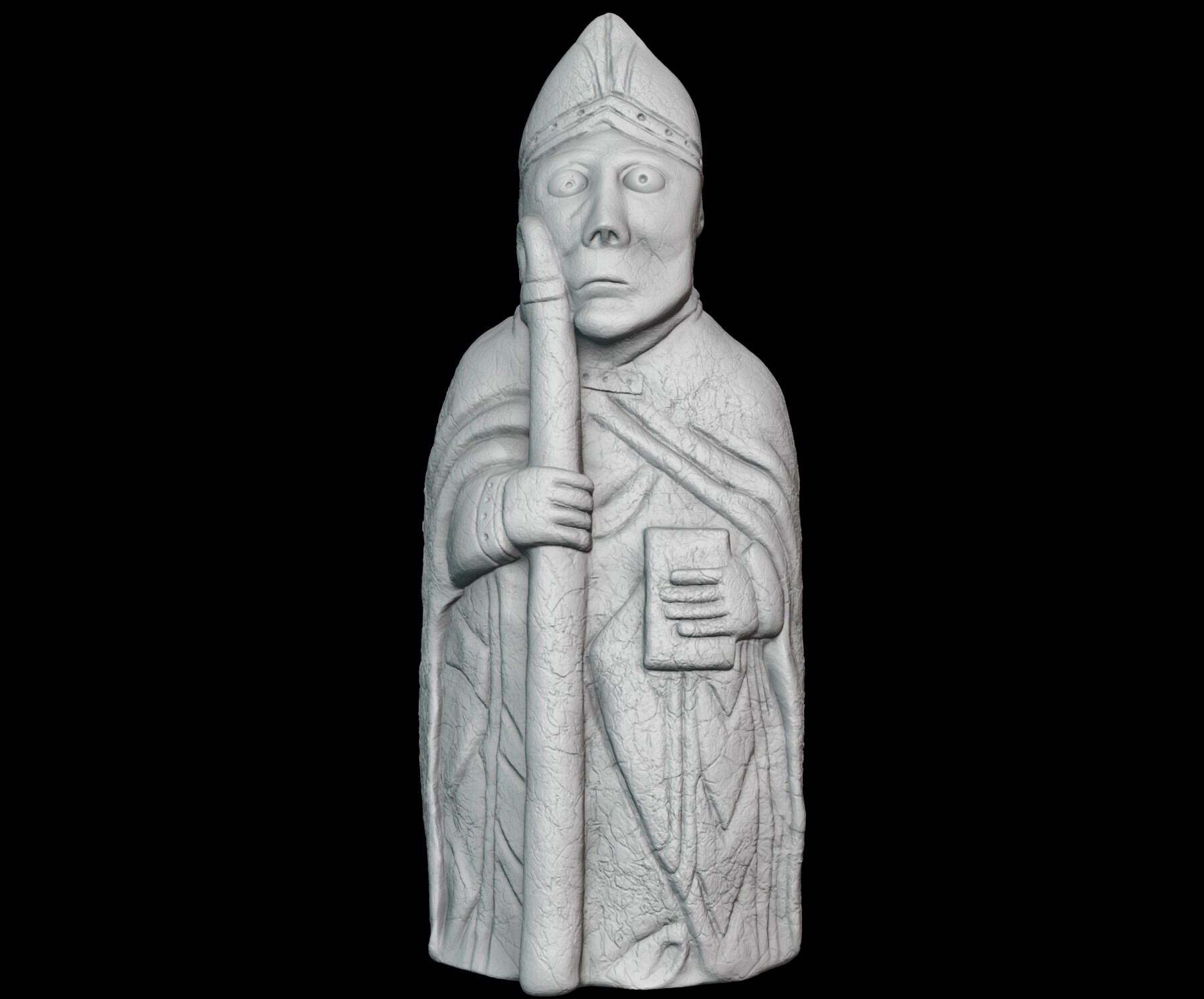 the lewis chessmen 3D print model