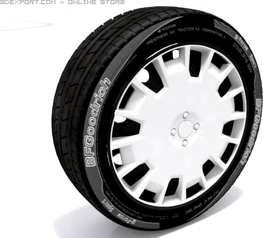 TumerfX Tire2 3D Model