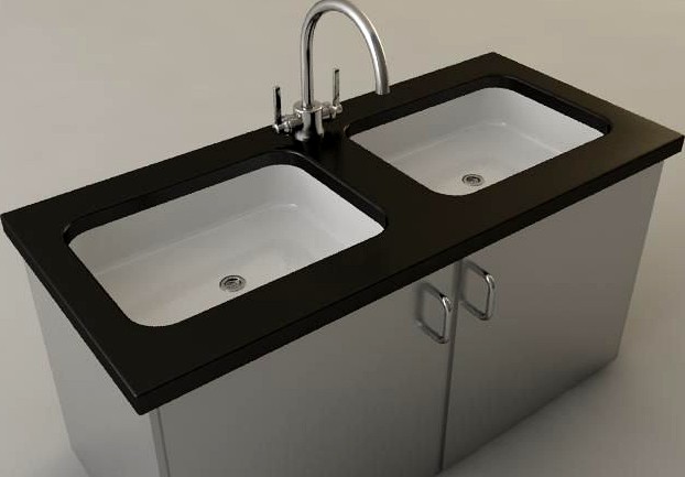 Commercial Sink 3D Model