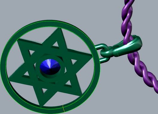 Star of David 3D Model