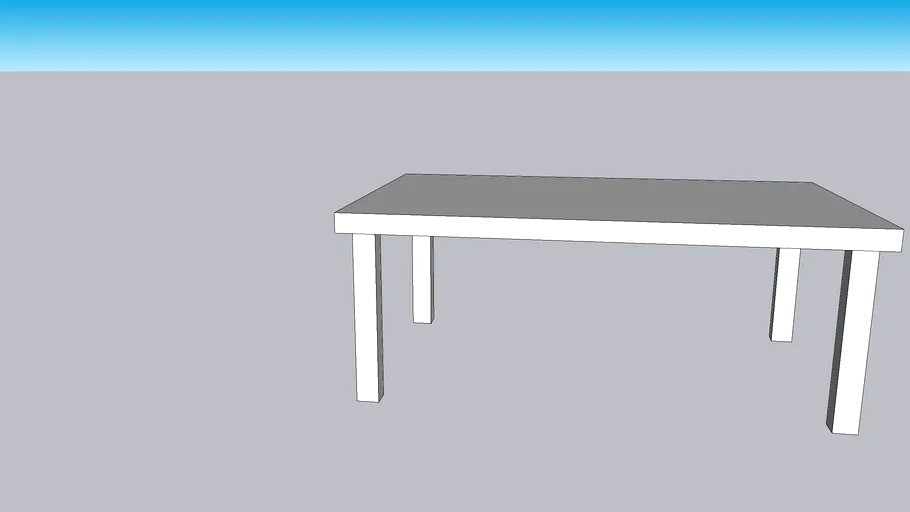 Table basse simple