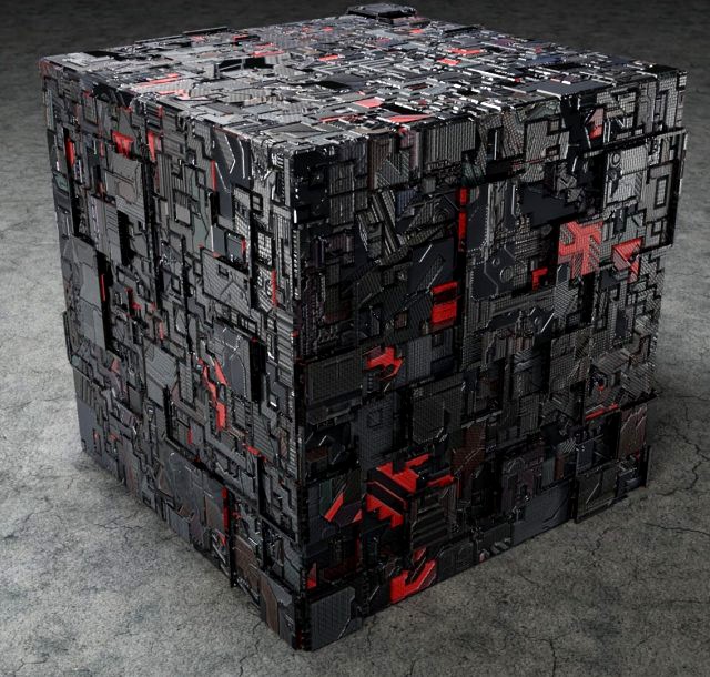 Sci-fi cube