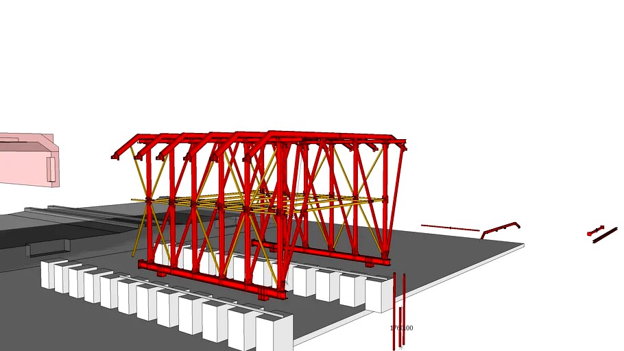 Tunnel formwork frame