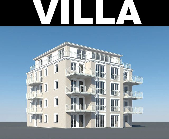 Villa 3D Model
