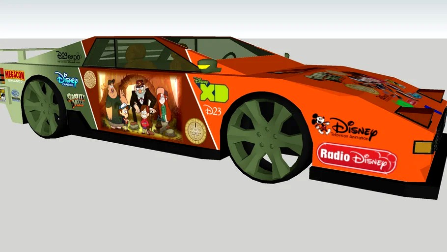 Gravity Falls Theme Car Modified