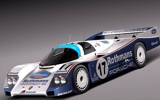 Porsche 962 1984 to 1991 3D Model