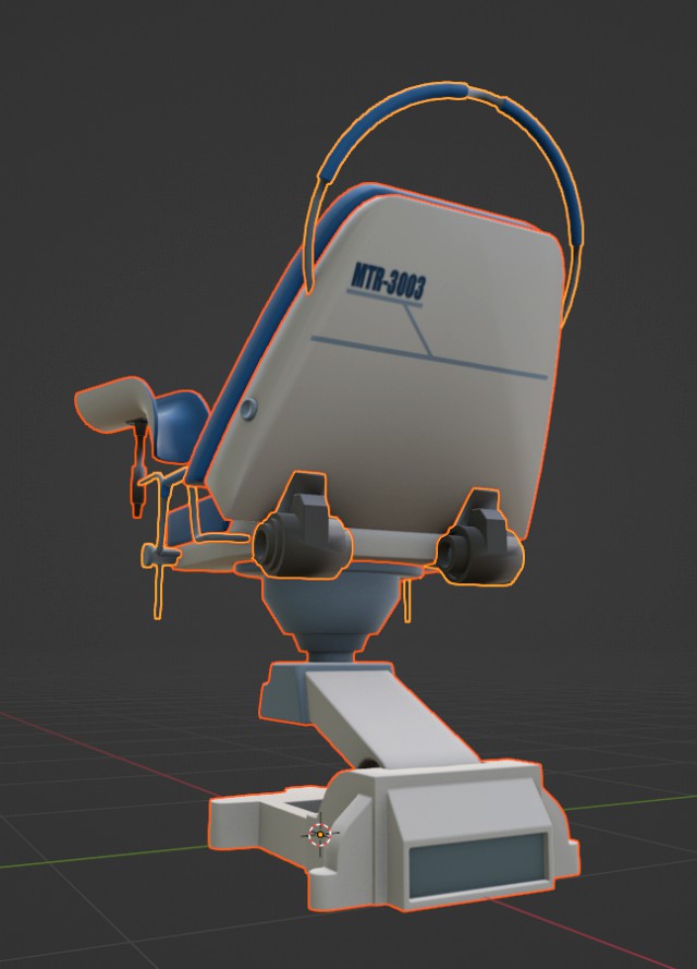 Gynecological Chair Low-poly