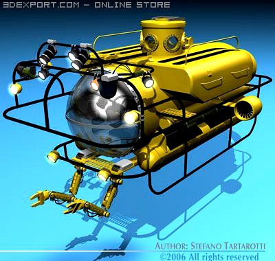 Submersible 3D Model