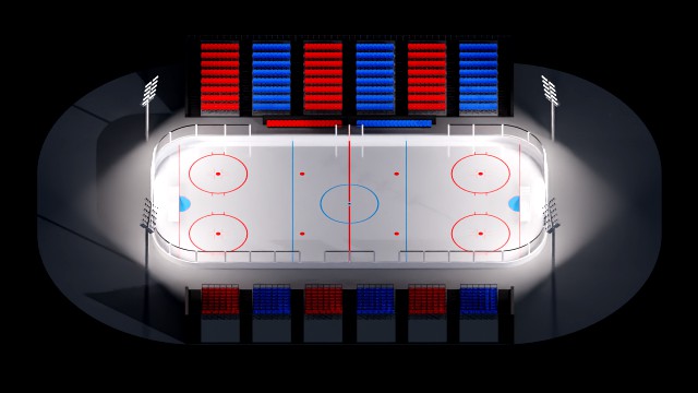 Hockey Arena LowPoly