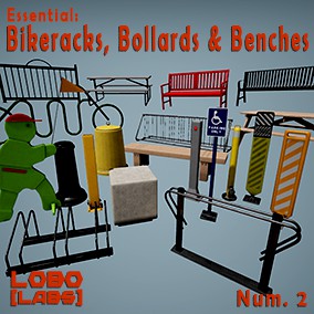 Essential: Bikeracks, Bollards & Benches Num.2