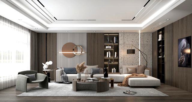 Modern Living Room Scene