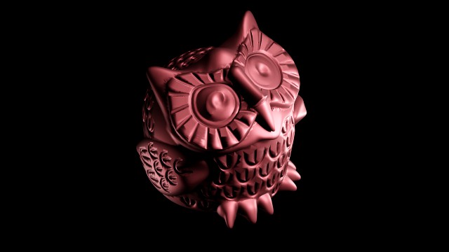 Looking owl