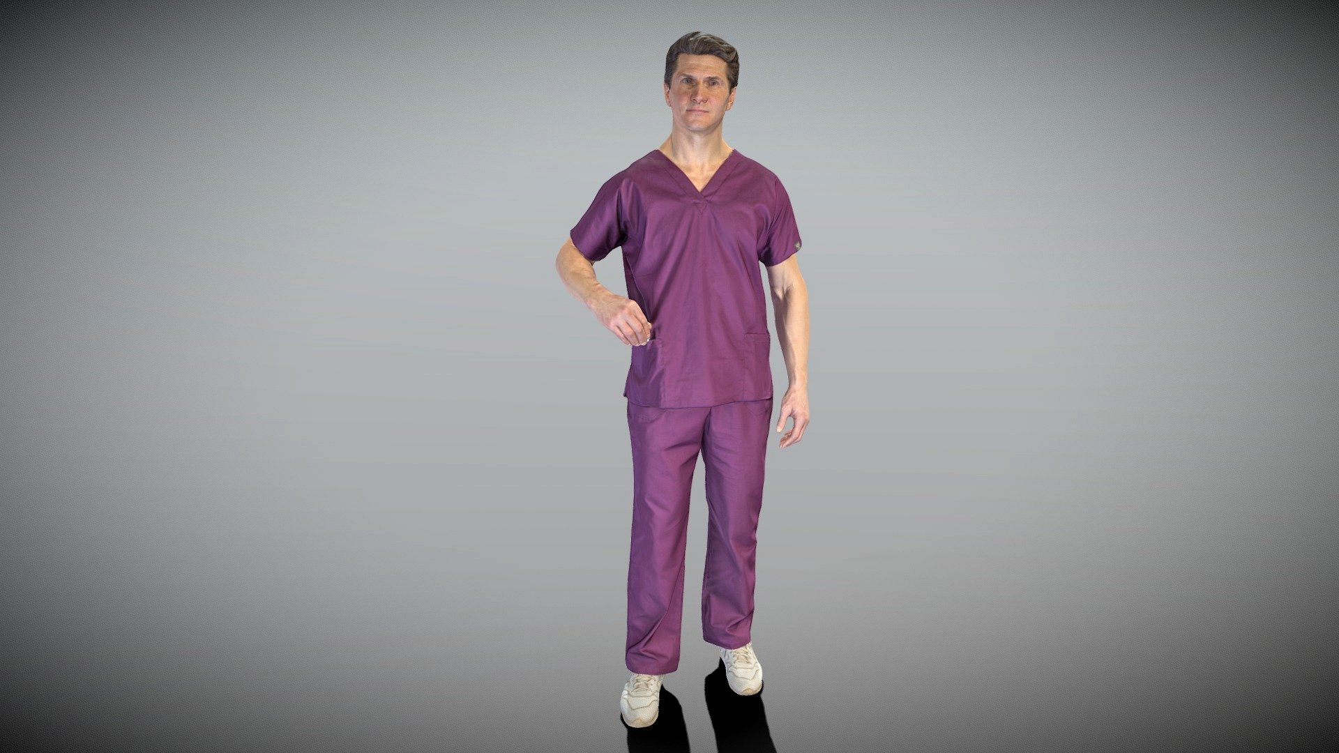 Man in surgical uniform 341