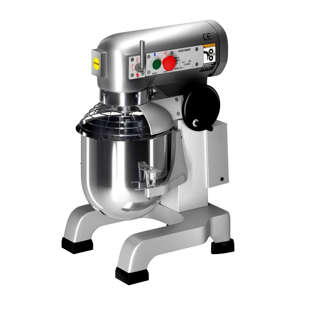 3D VEVOR Commercial Food Mixer 15Qt model