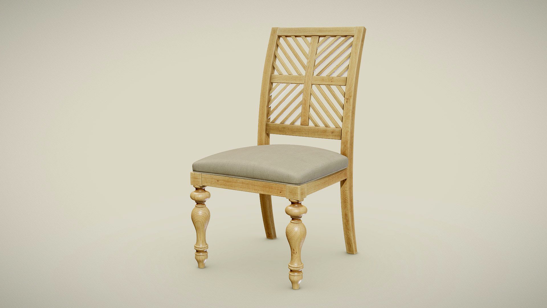 Pattern Back Side Chair PBR