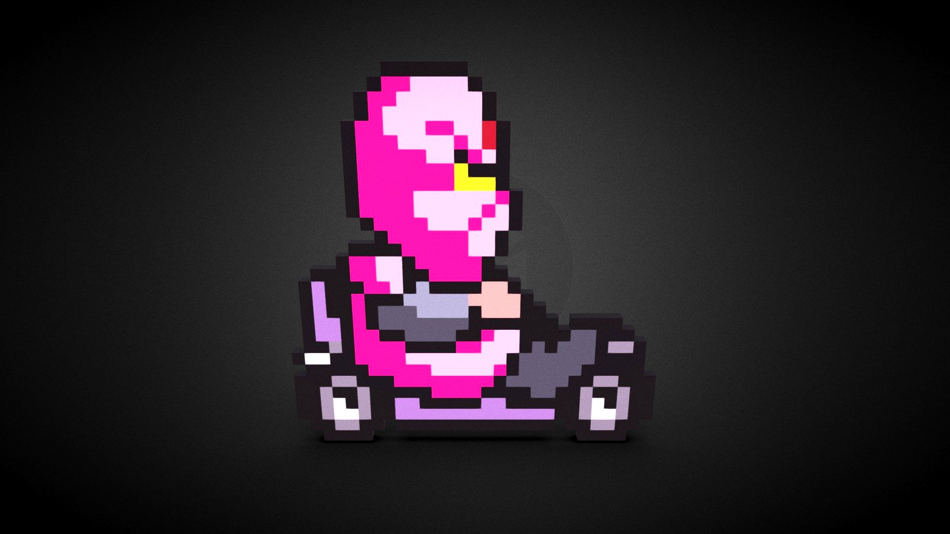 SMK148 - Super Pixel Kart TMNT Pink Foot Soldier