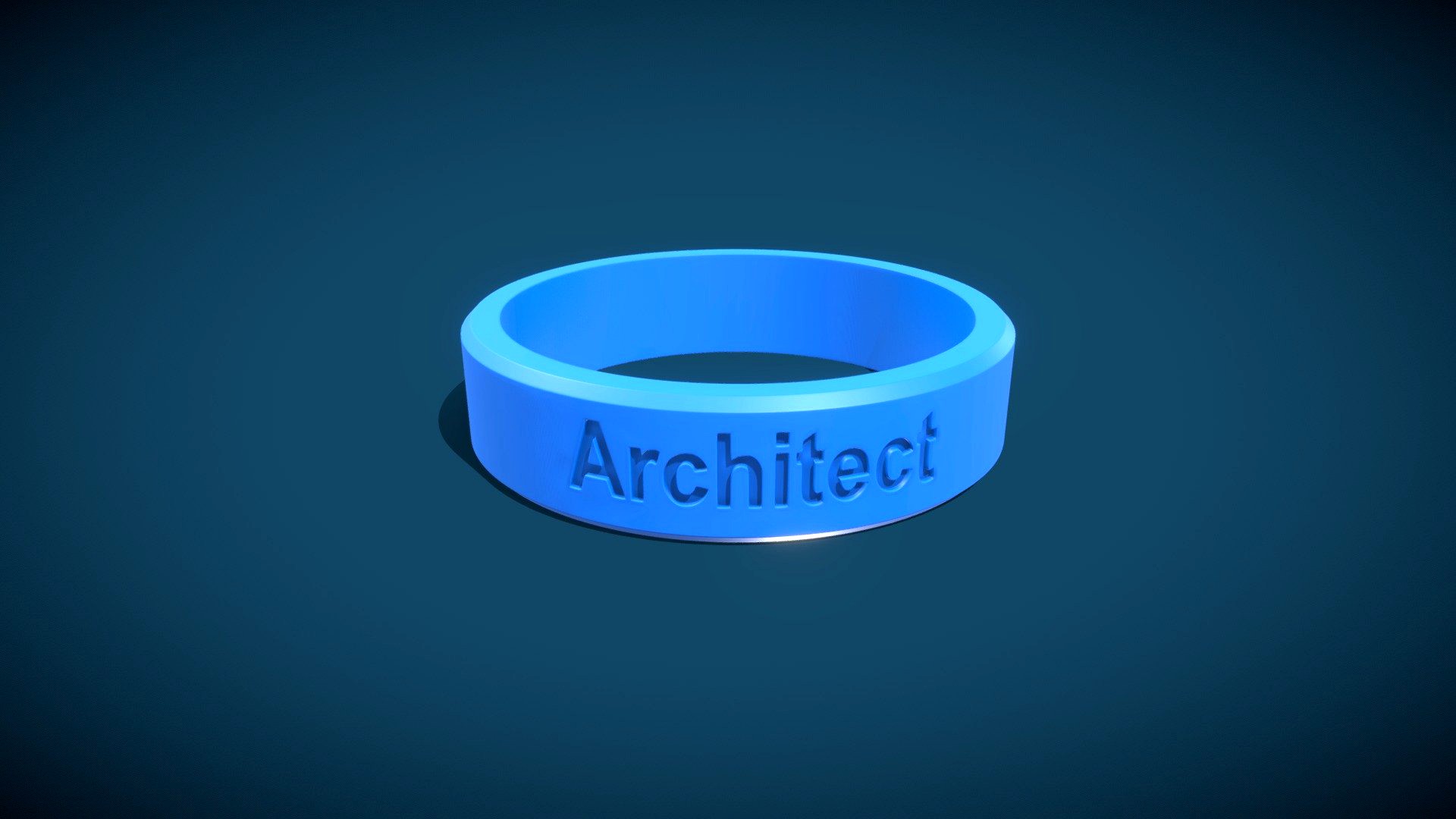Architect Ring Blue
