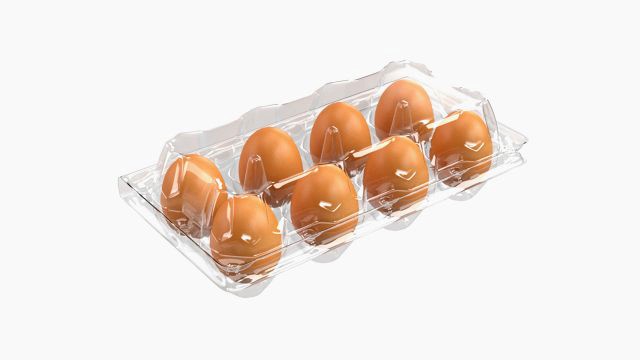 Egg Plastic Package 8 Eggs