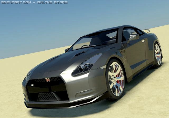 Nissan Skyline R35 GTR 3D Model