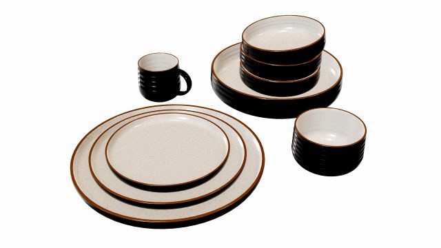 Dinnerware set 01 bowl mug dinner salad plate platter