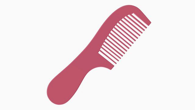 Hair comb plastic type 4