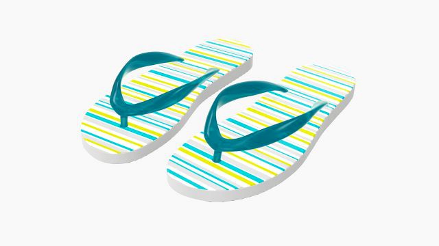 Flip-flops footwear woman summer beach 01