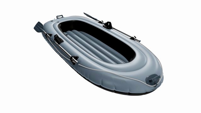 Inflatable Boat 01 gray