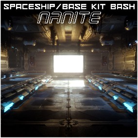 Sci-Fi Spaceship and Base Kit Bash: GENESIS Vol1 - Nanite