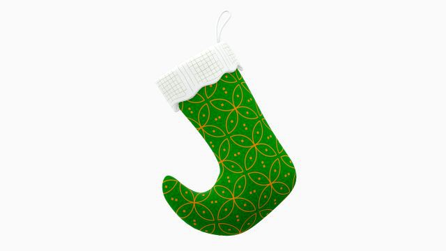 Christmas gift stocking 04