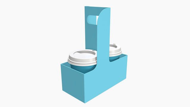 disposable medium paper coffee cups plastic lid and holder