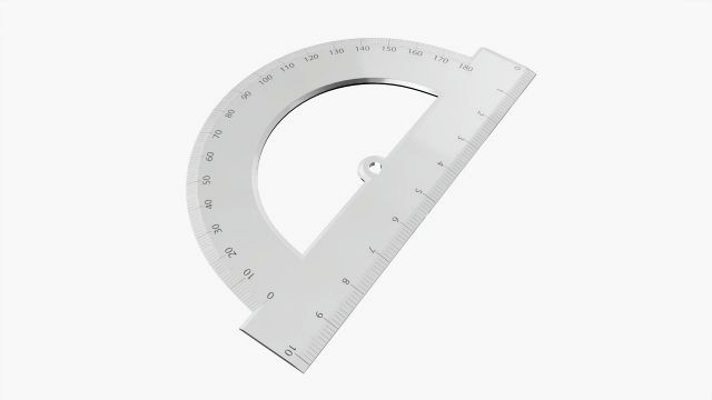 Half-circle protractor 01
