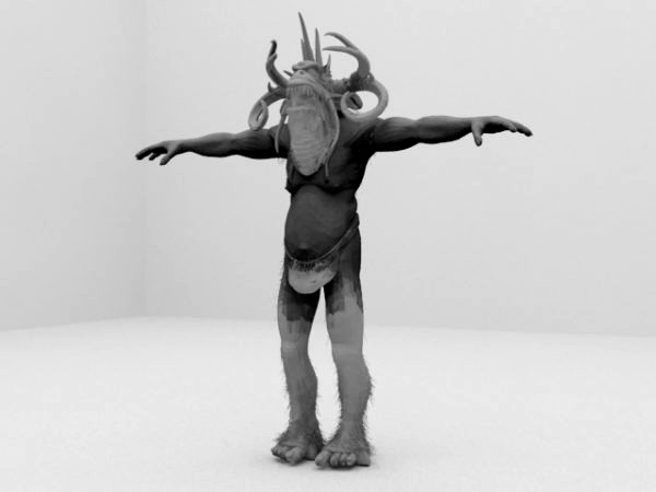 Humanoid Demon 3D Model