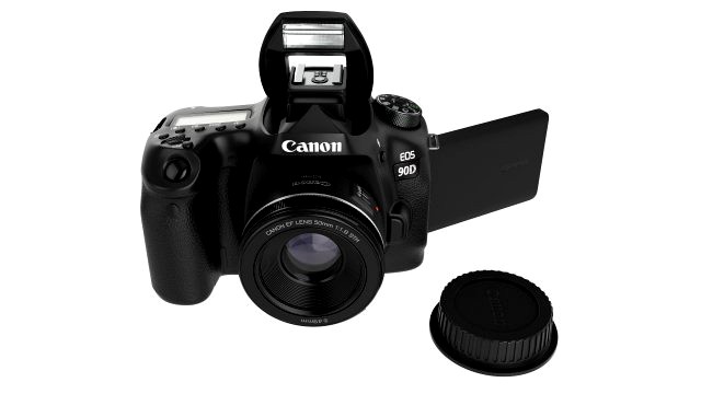 Canon Eos 90d Dslr Camera 50mm F18 Stm Lens 02