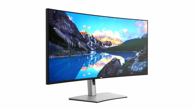 Dell Ultrasharp Lcd 38 Curved Inch Monitor 3d model