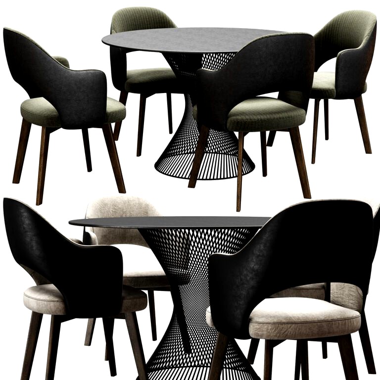 Colette Baxter Arm Dining Chair and table Set (338601)