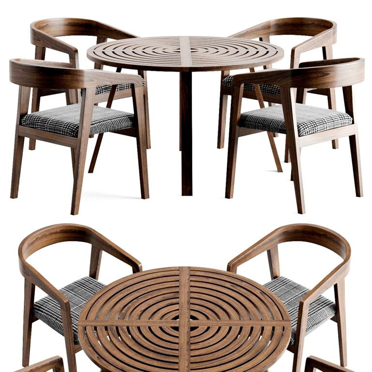 Wood Table Chair (338722)