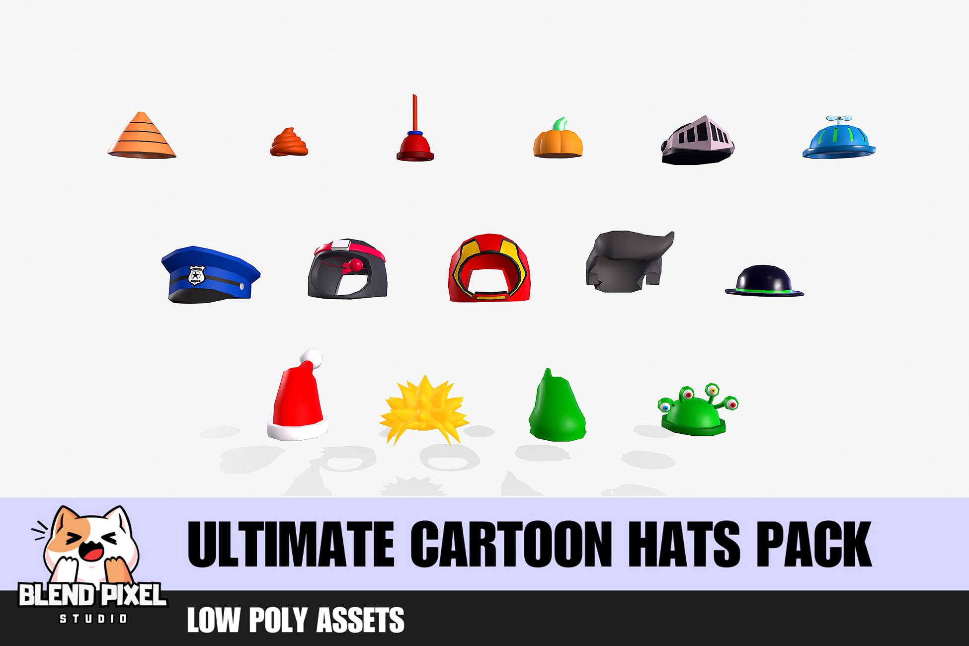 Ultimate Cartoon Hats Pack