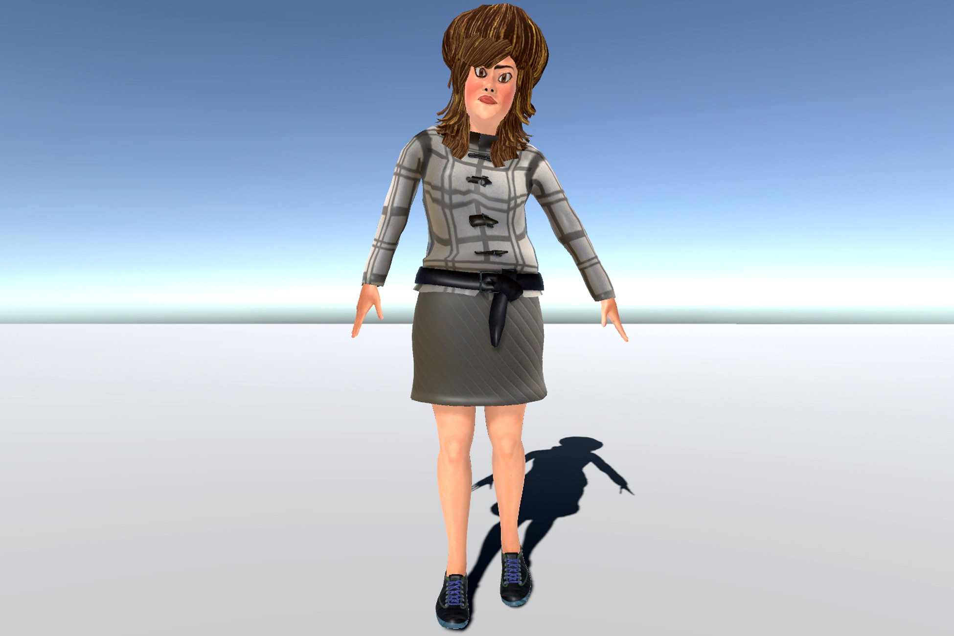 Female Stylized Character (Optimized)