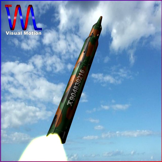 DPRK KN08 No DongC missile 3D Model