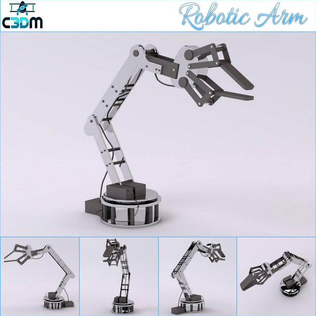 Robotic Arm 3D Model